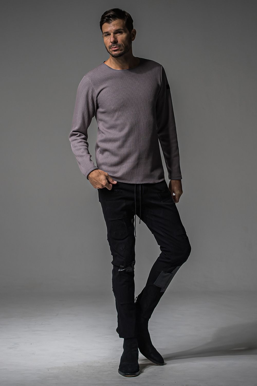 CUTOFF RAIL LONG SLEEVE / カットオフ ロングスリーブ