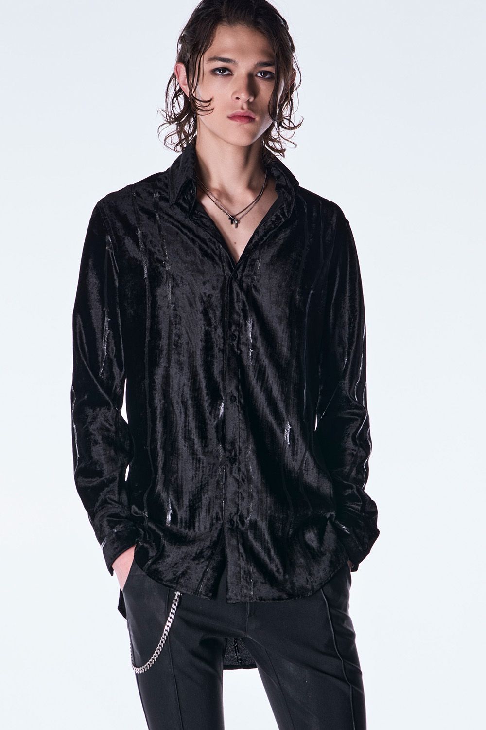 TOGE Velvet Shirt / トゲ ベルベット シャツ
