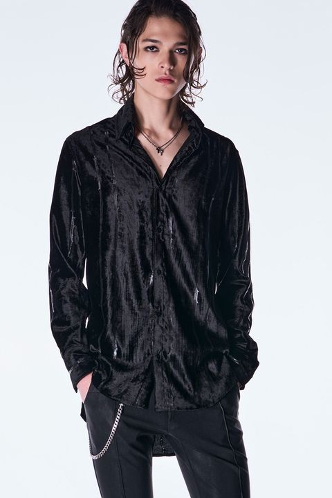 TOGE Velvet Shirt / トゲ ベルベット シャツ