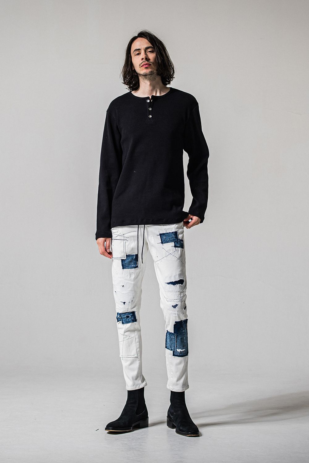 RESOUND CLOTHING、MICK DENIMJERSEY(WHREMAKE)を着用したコーディネートをご紹介いたします！