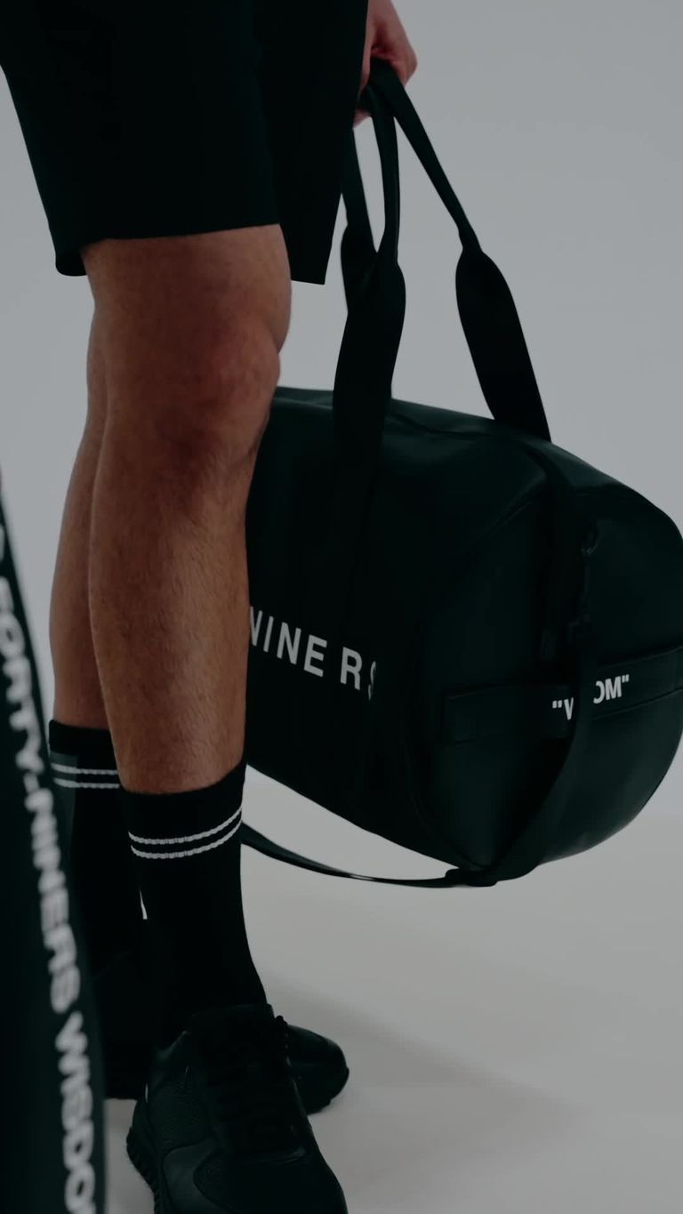 TFW49 - LEATHER BOSTON BAG / シンセティックレザー ボストンバッグ 