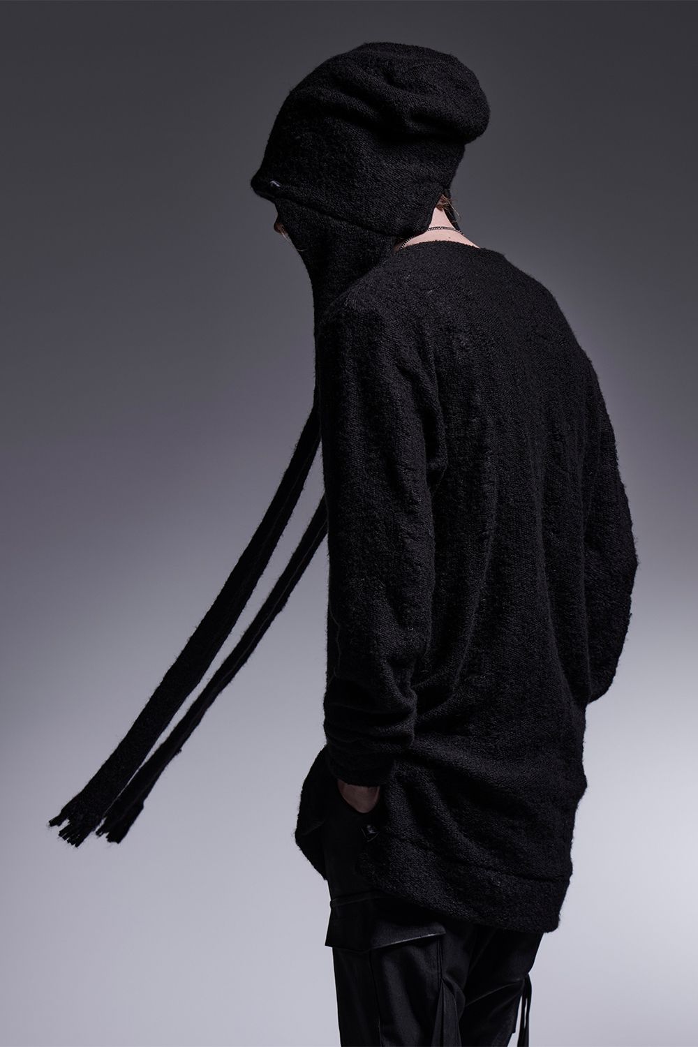 Border Stole Cap / ボーダー ストールキャップ