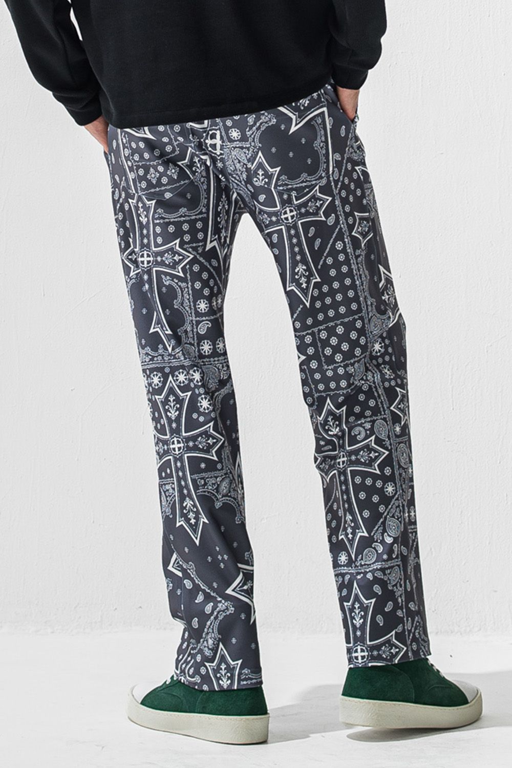 CHRIS EASY WIDE TUCK PANTS / クリス イージー ワイド タックパンツ スラックスイージーパンツ