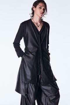 Emboss Silley Jersey Flare Vest / エンボス シレー ジャージ フレア ベスト