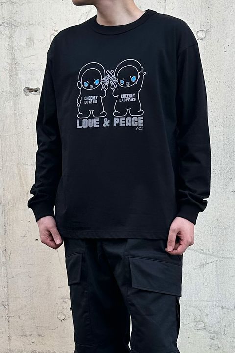 CHEEKEY PRINT L/S T / チーキー プリント ロングスリーブ Tシャツ