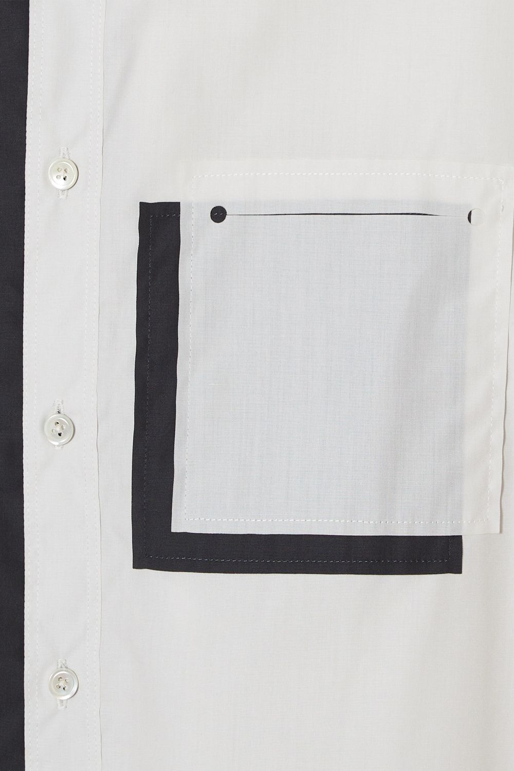 Laser cut regular shirt / レーザー カット レギュラー シャツ