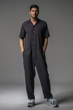 rage twill half all in one / 半袖シャツオールインワン