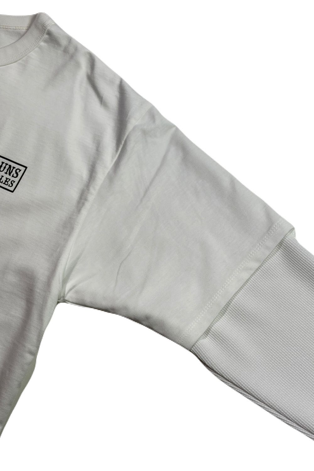 GOD SELECTION XXX × roarguns CIRCLE LOGO LAYERED T-SHIRT / ゴッドセレクション ロアーガンズ コラボレーション レイヤード ロングスリーブT