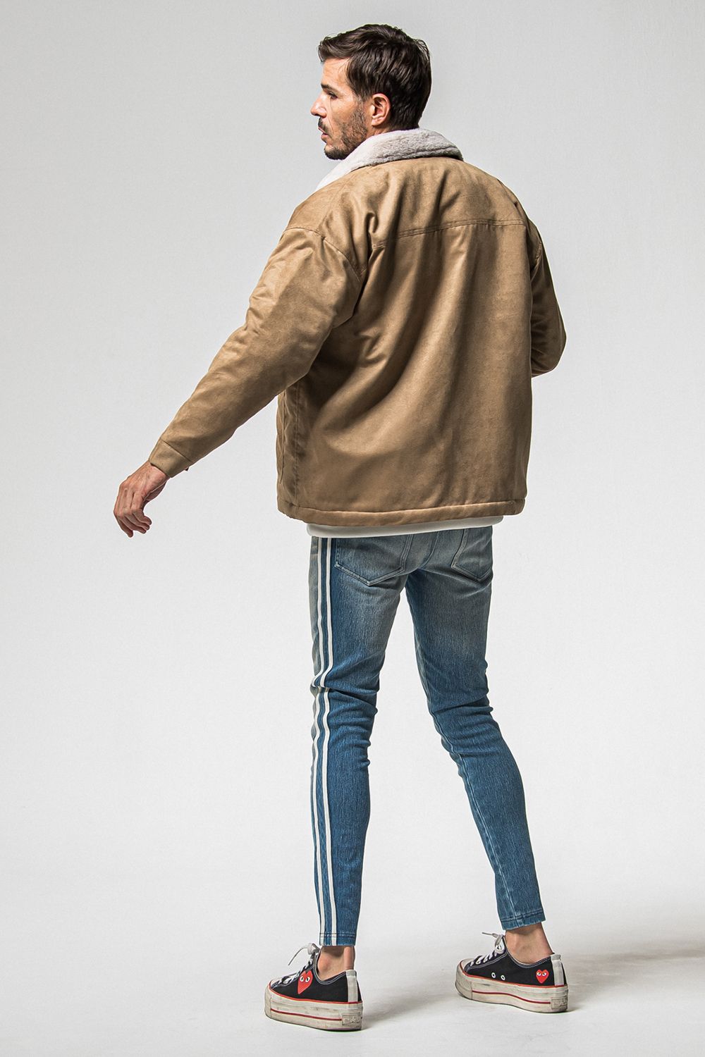 SUEDE FUR COVER ALL / スウェード ファー カバーオール