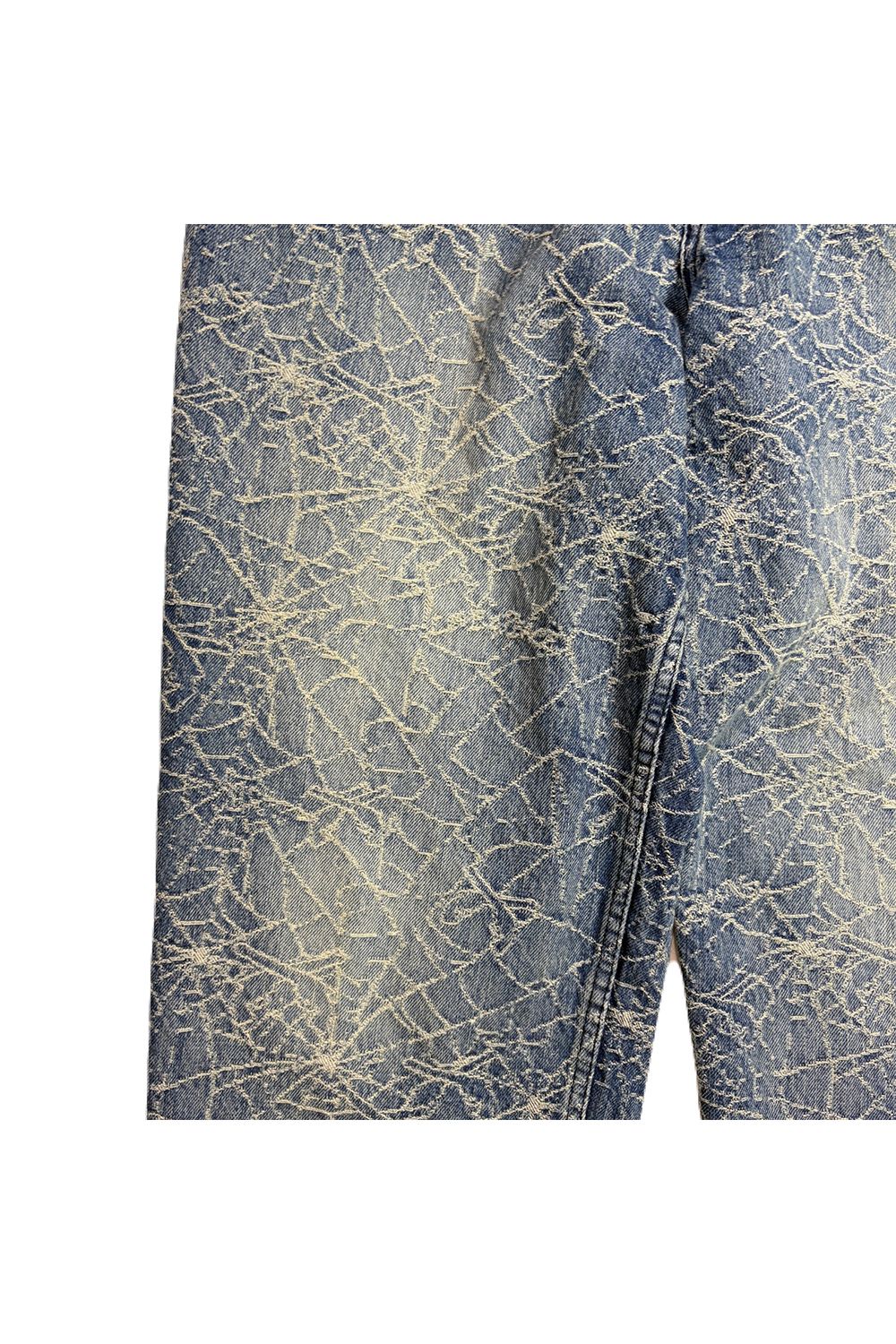 SPIDER JAQ DENIM PT / スパイダー ジャガード デニム パンツ