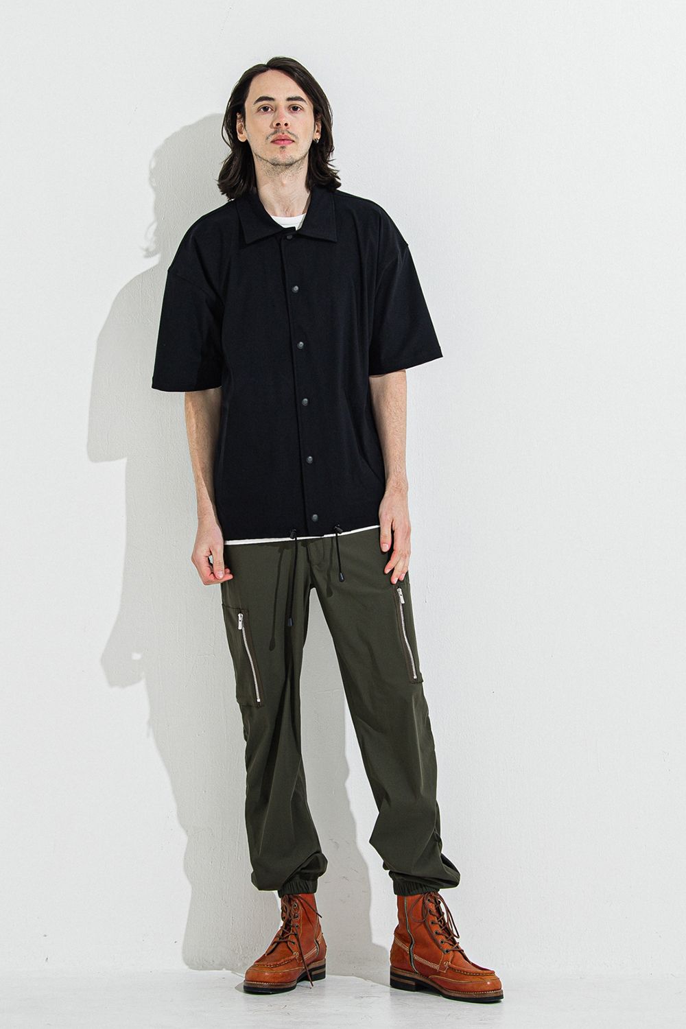 NYLON HALF COACH JACKET / ナイロン ハーフ コーチジャケット