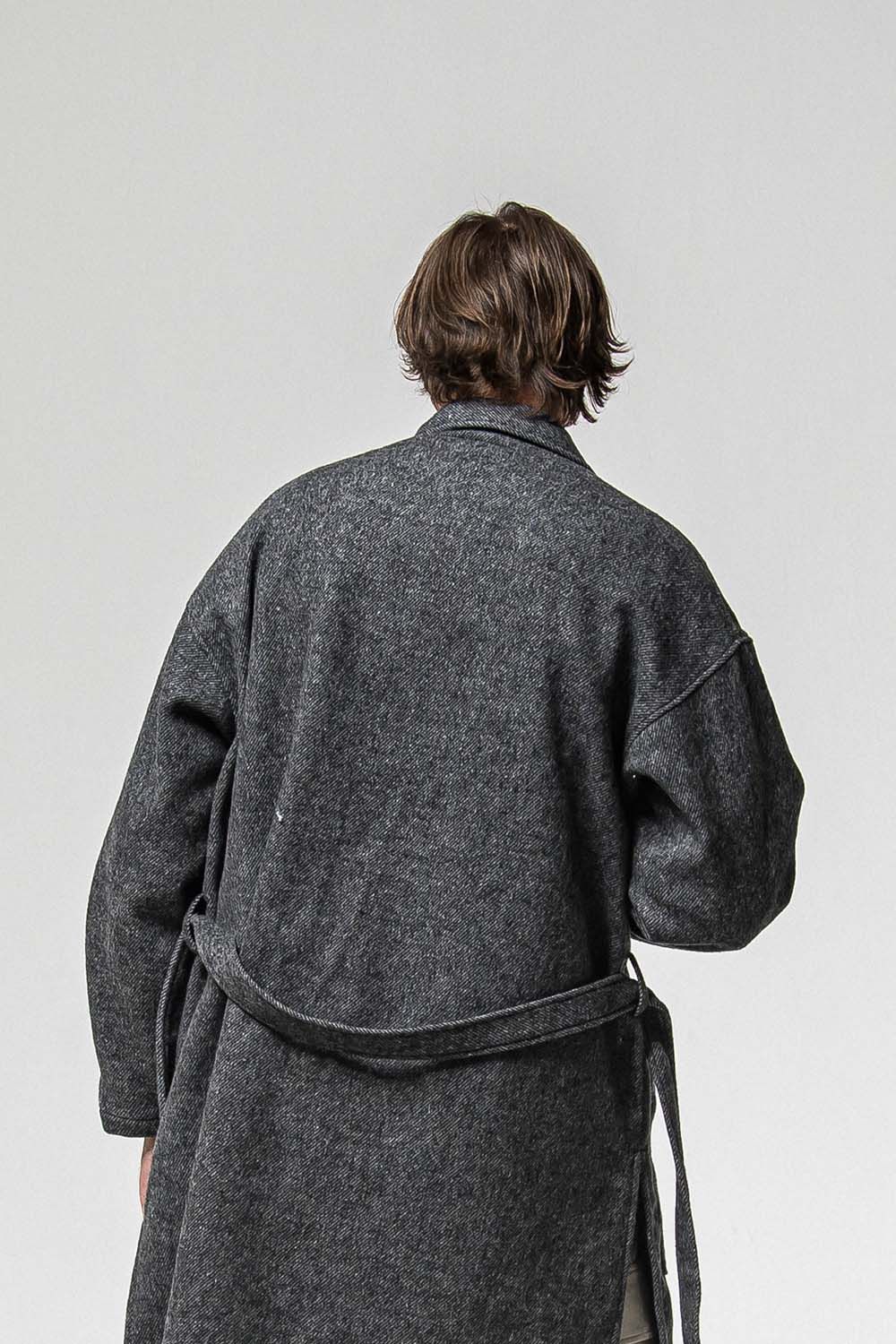 GOWN OVER COAT / オーバーサイズ ガウン コート