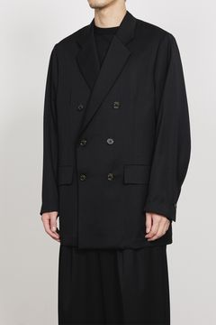 SUPER 160's WOOL GABARDINE DOUBLE BREASTED COMFORT JACKET / ウールギャバジン ダブルブレスト コンフォート ジャケット