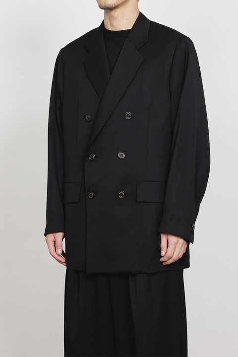SUPER 160's WOOL GABARDINE DOUBLE BREASTED COMFORT JACKET / ウールギャバジン ダブルブレスト コンフォート ジャケット