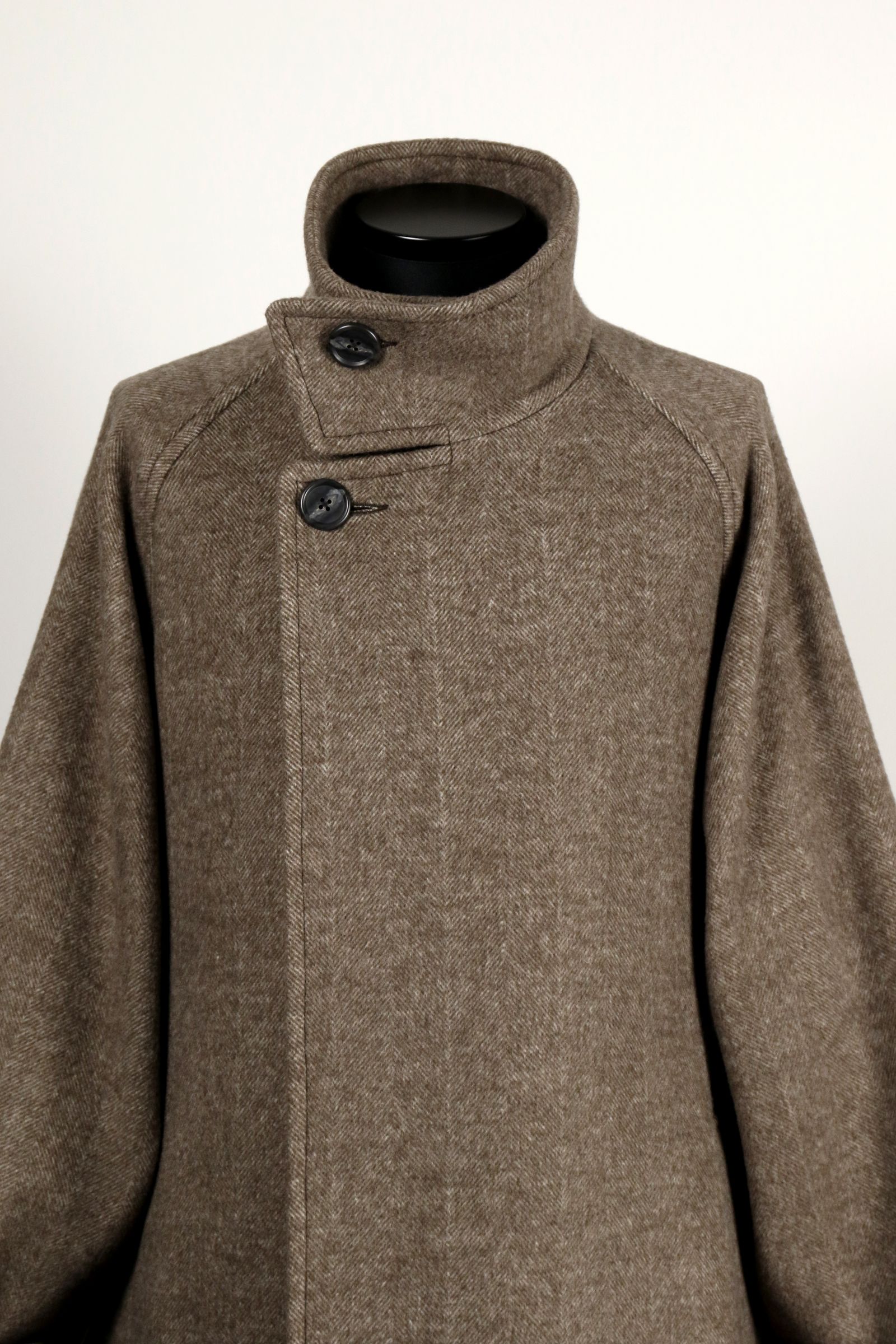 RAINMAKER - STAND COLLAR BELTED COAT / スタンド カラー RAINMAKER - STAND COLLAR BELTED COAT / スタンド カラー