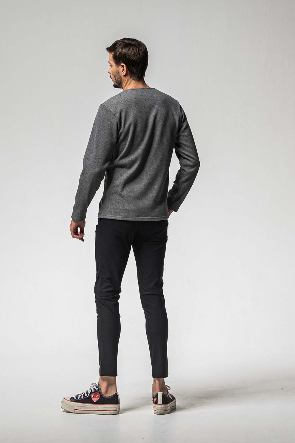 VELOURS FLEECE THERMAL HENRY / ベロア フリース サーマル ヘンリーネック