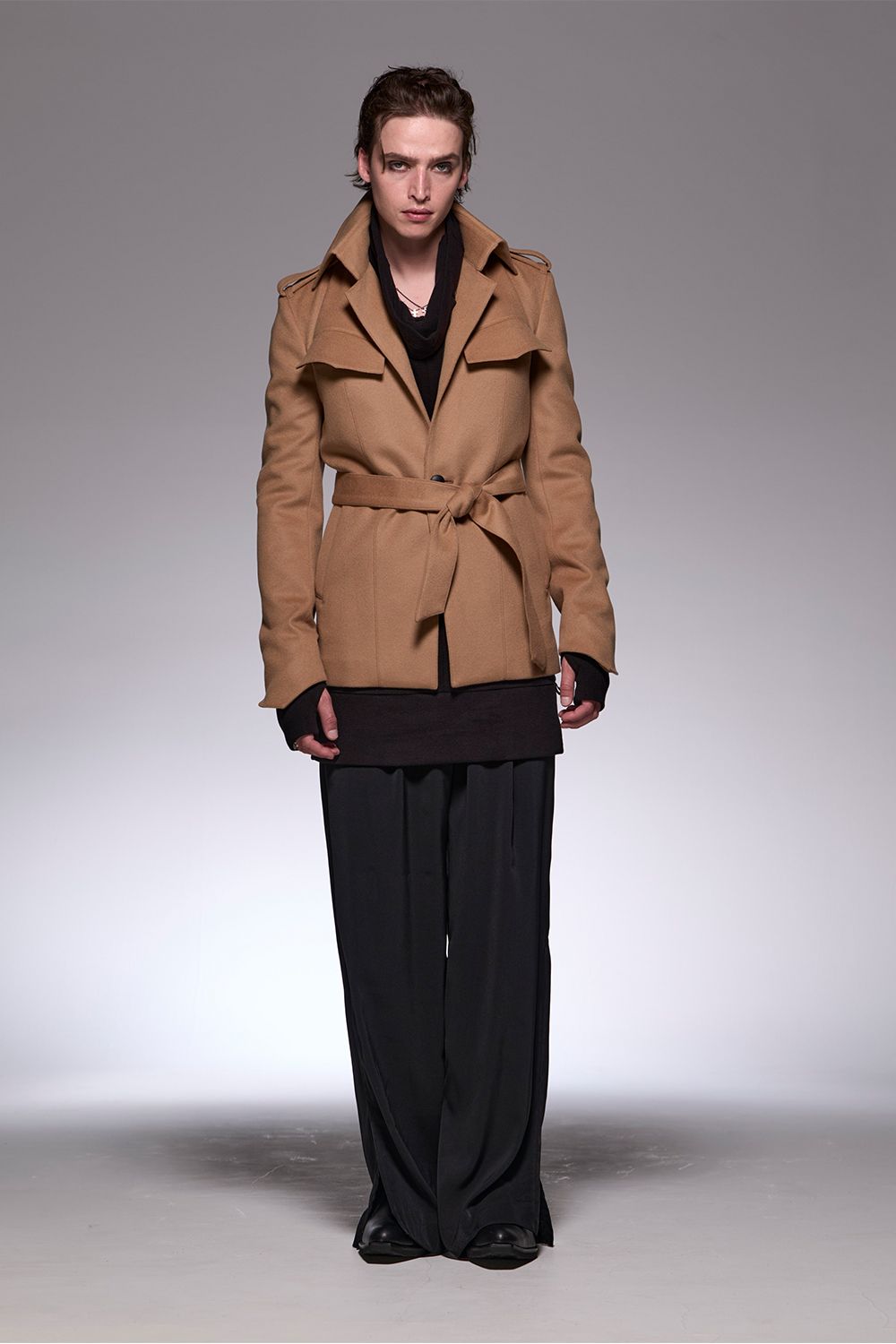 Cashmere Beaver Safari Jacket / カシミアビーバーサファリジャケット