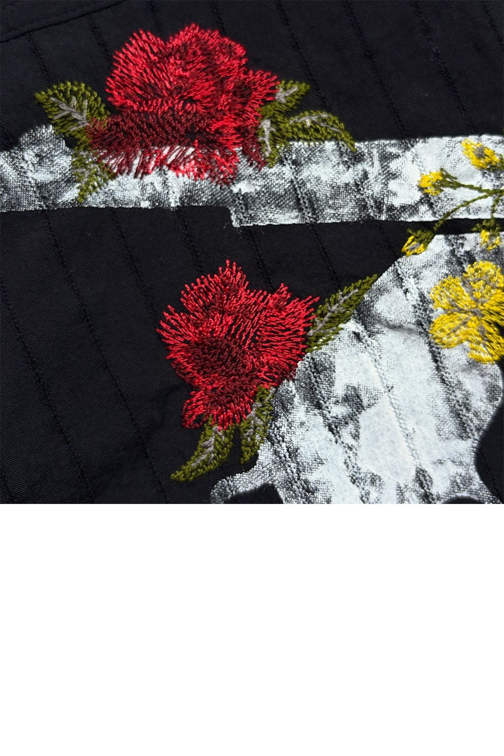 STRIPES SHIRT FLOWER / ストライプ シャツ フラワー