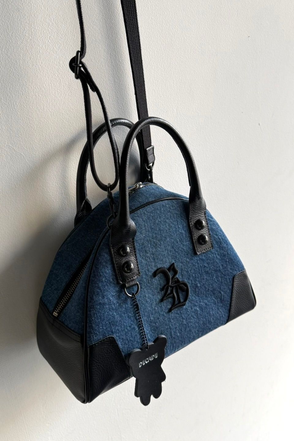 DENIM MINI BOSTON BAG / DECADEコラボ デニムミニボストンバッグ