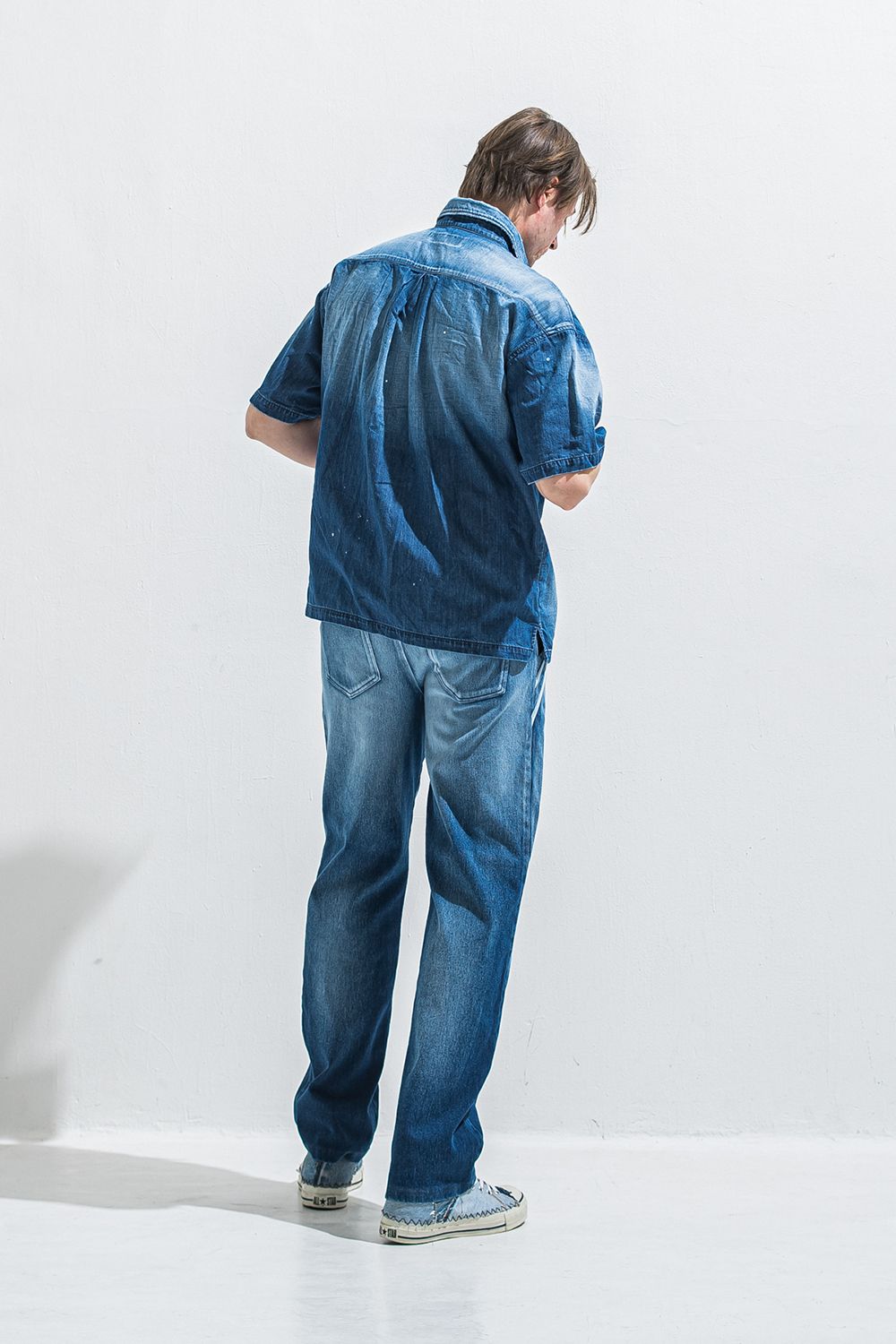 EDGE DENIM SEMI WIDE PT / エッジ デニム セミワイドパンツ