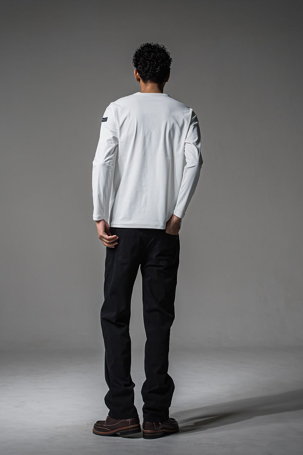 DENIM JERSEY WIDE PT / デニムジャージワイドパンツ