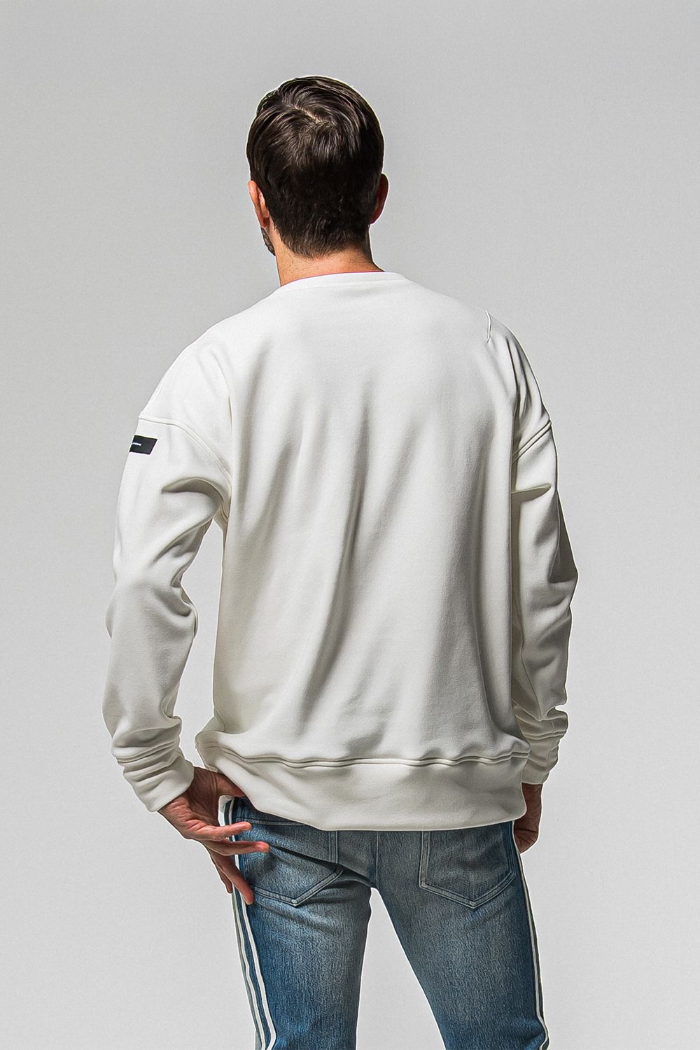FRIDAY OLD LOGO VELOURS FLEECE TRAINER / フライデー オールドロゴ ベロア フリース トレーナー
