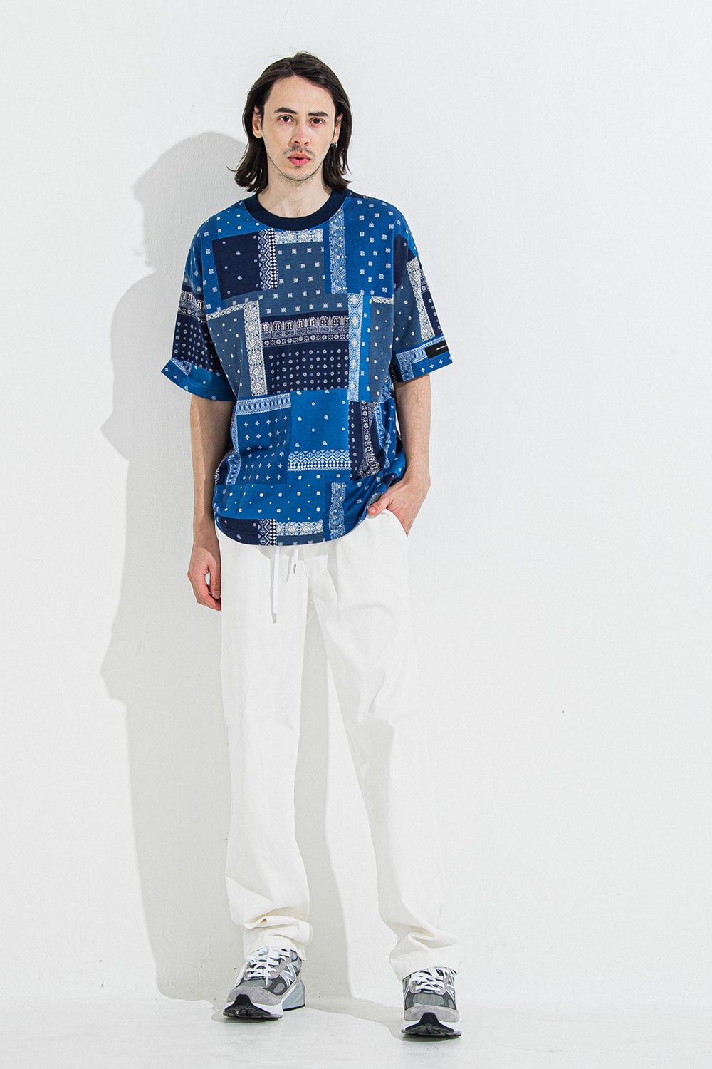 BANDANA OVER TEE / バンダナ オーバーサイズ Tシャツ