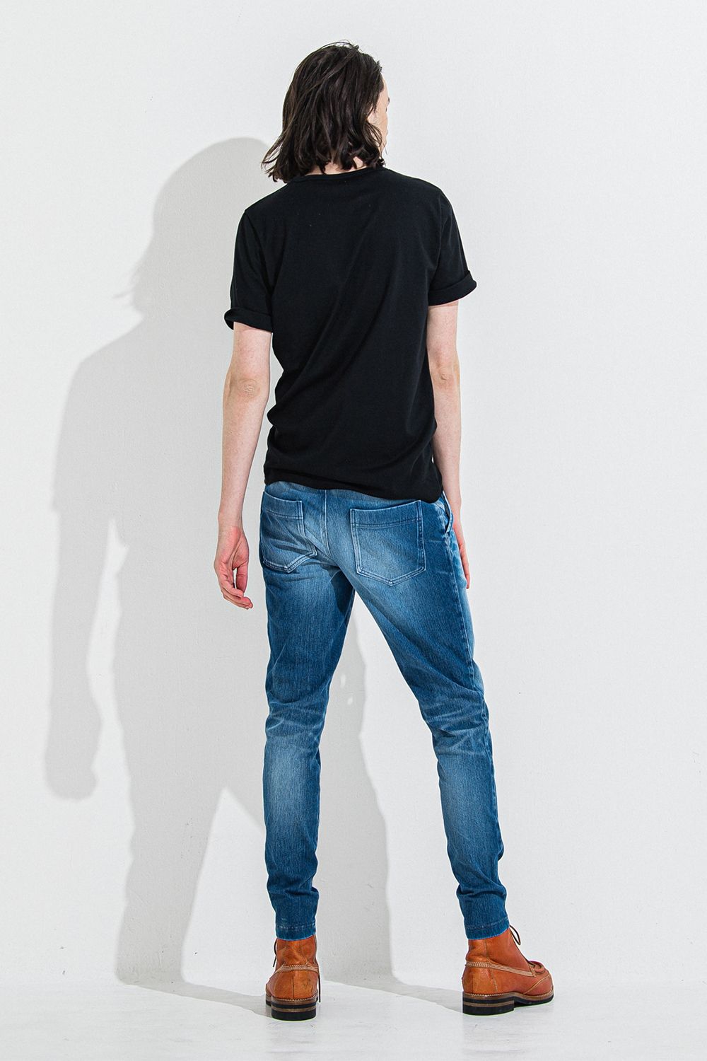 DENIM JERSEY CHRIS EASY TUCK PT / デニム ジャージ クリス イージー タック パンツ