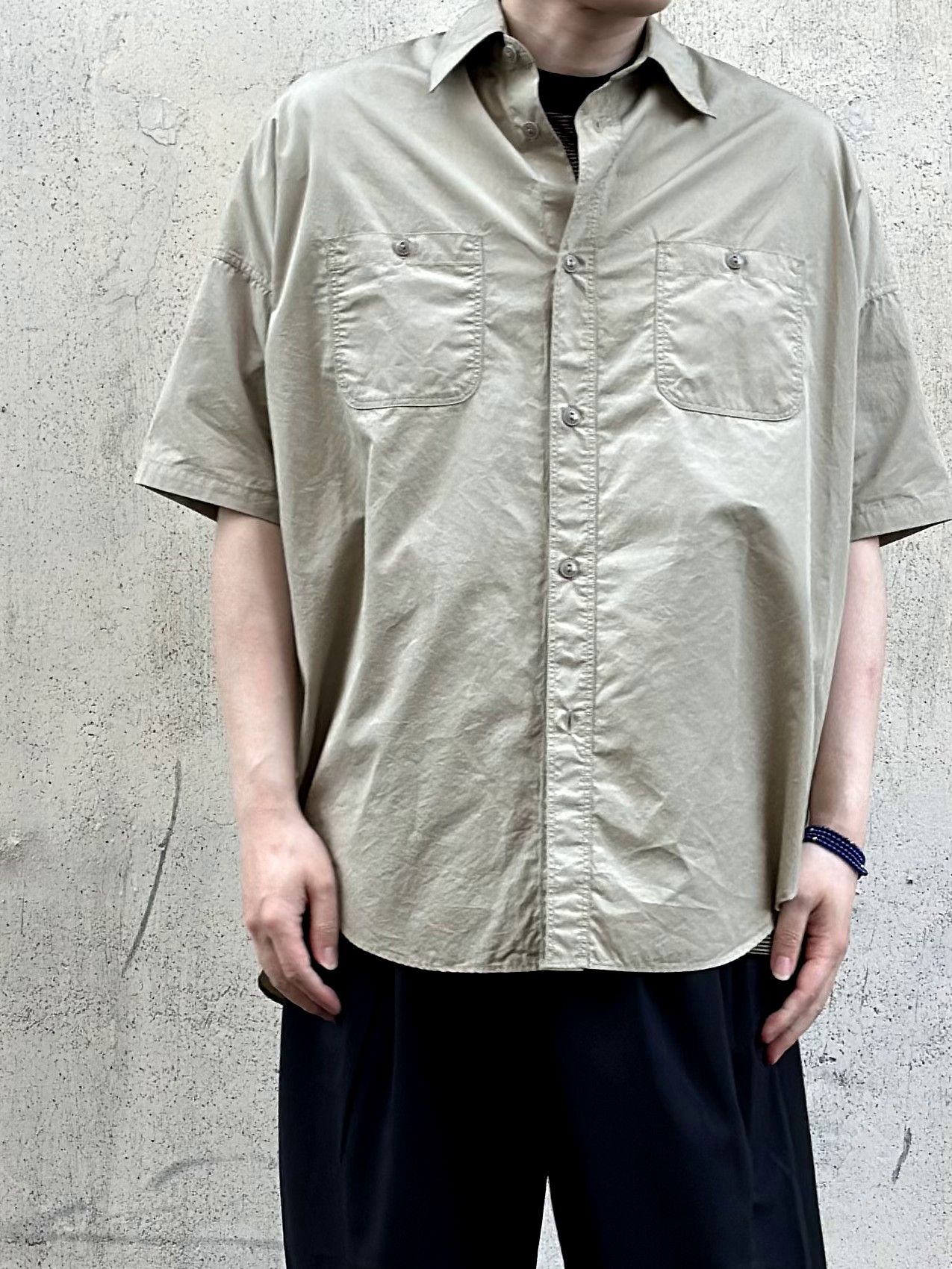 新品 MARKAWARE 25SS TENT S/S LONG テント シャツ 新品 MARKAWARE 25SS TENT S/S LONG テント シャツ - メルカリ
