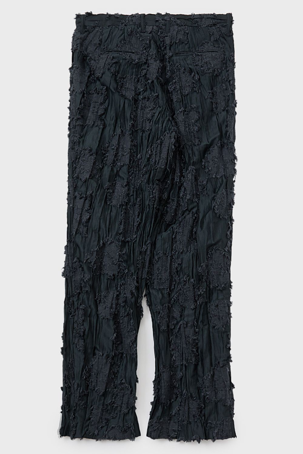 Pleats cut jucquared trousers / プリーツ カットジャガード トラウザーズ