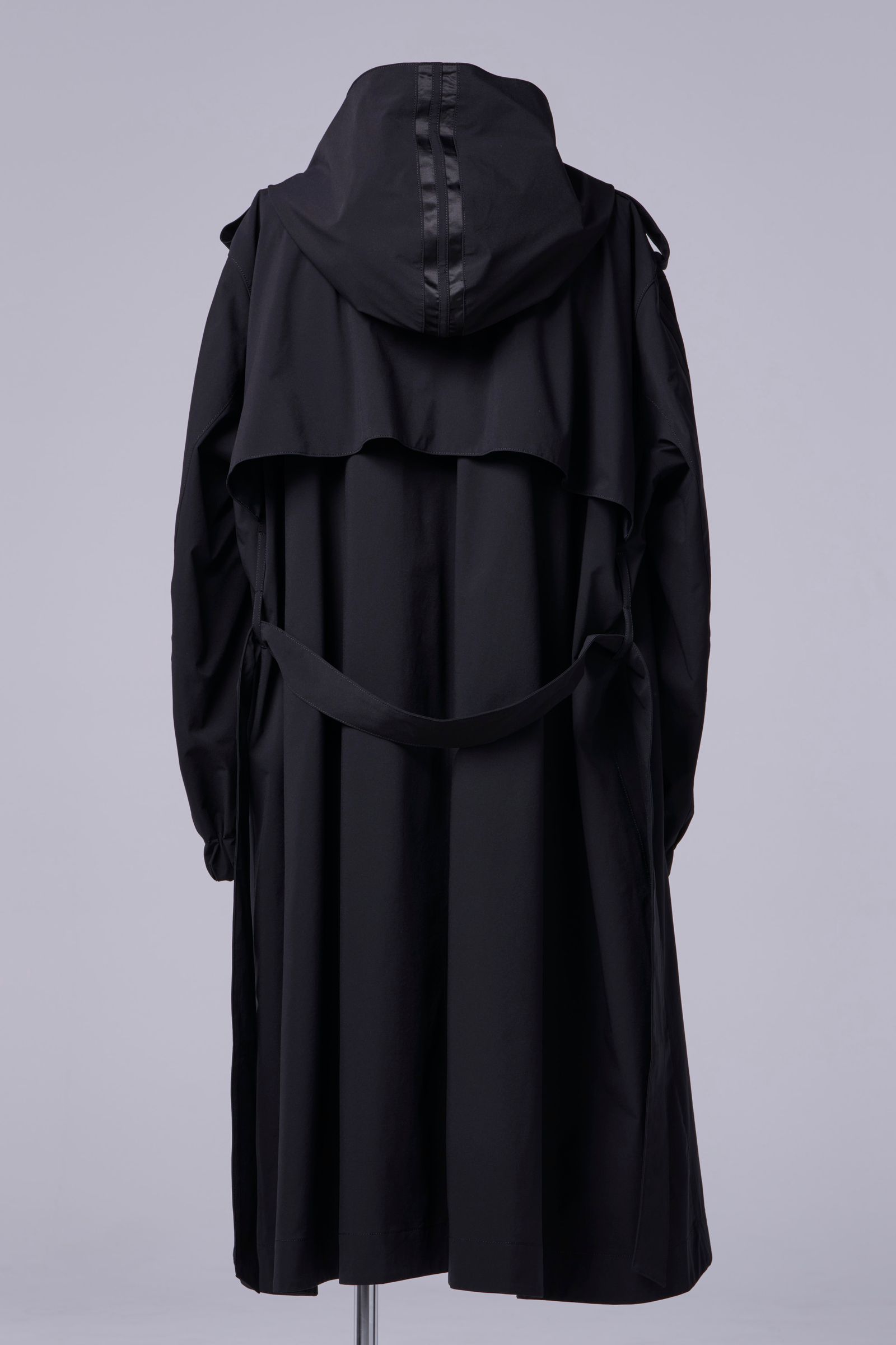Sustainable Tuffeta Line Big Silhouette Hoodie / ライン ビッグシルエット フーディー