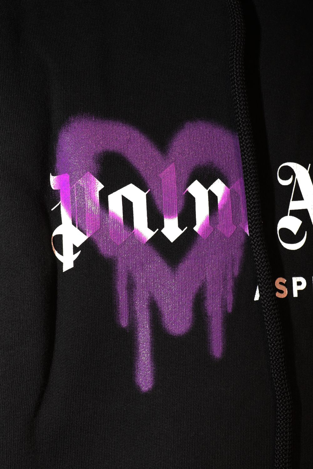 Palm Angels アスペンハートスプレーパーカー 黒XL