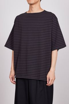 30//1 ORGANIC COTTON KNIT NEW BASQUE S/S SHIRT / オーガニックコットン 度詰め天竺 ショートスリーブ ニュー バスクシャツ