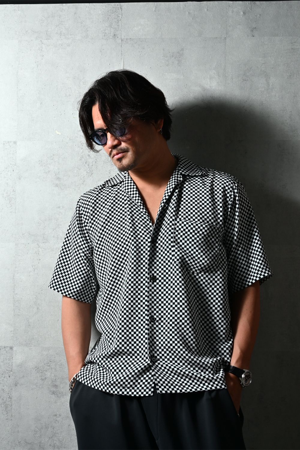 ICHIMATU shirts / 市松模様 ハーフスリーブシャツ