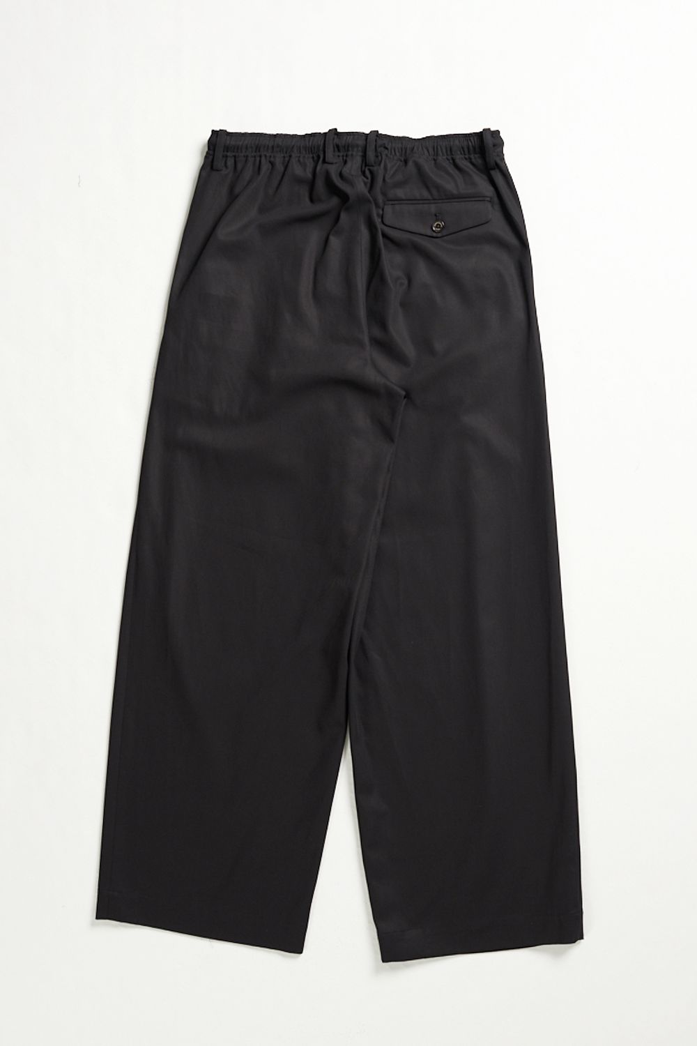ORGANIC GIZA VOILE YARN TWILL TRIPLE PLEATED TROUSERS / オーガニック ギザ ボイル ヤーン ツイル トリプルプリーテッド トラウザーズ