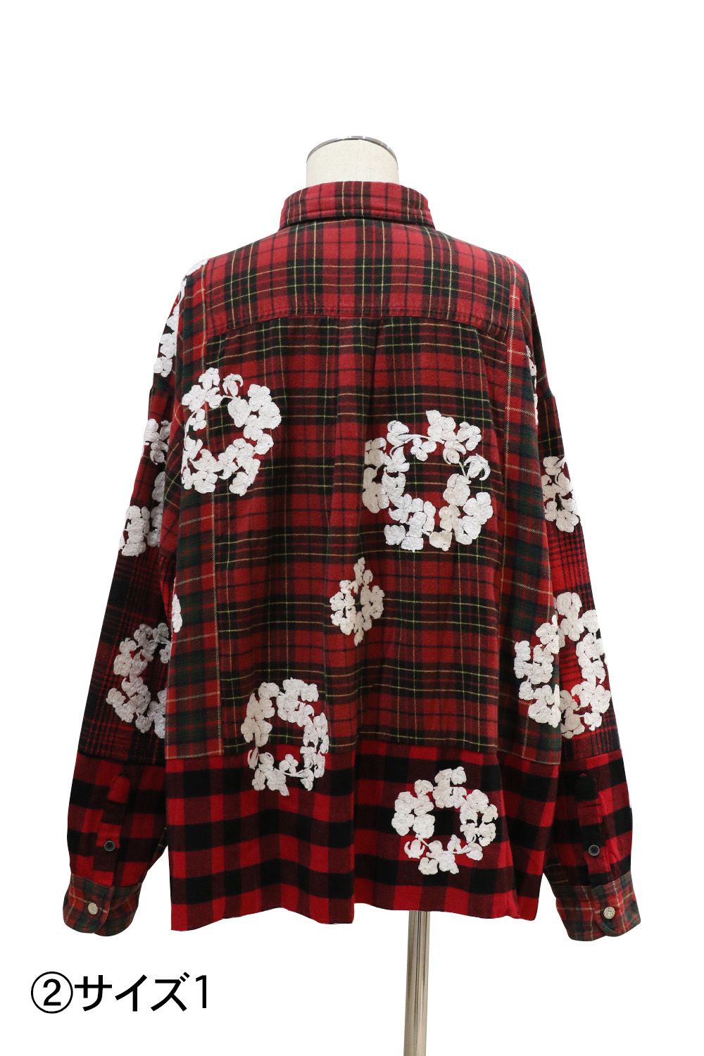READYMADE×DENIM TEARS CHECK LS SHIRT / レディメイド × デニムティアーズ ヴィンテージ チェックシャツ