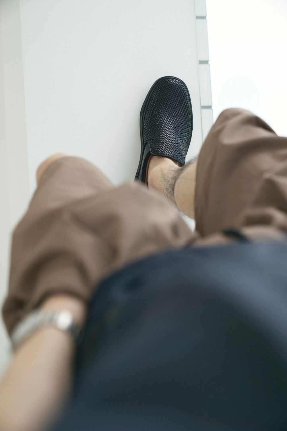 Drape slip-on sneakers / ドレープ スリッポン スニーカー