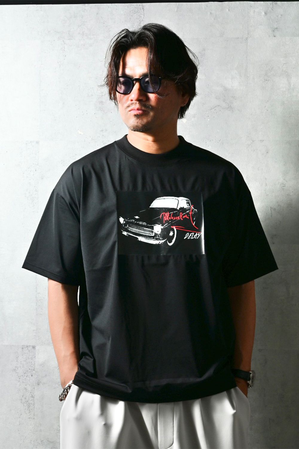 car overnylon T / ナイロン オーバーサイズTシャツ