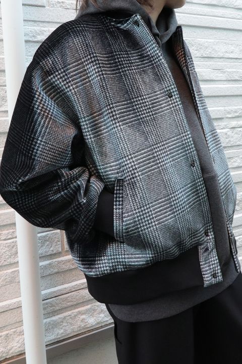 N.HOOLYWOODのスタジャンをベースに製作したショートブルゾンをご紹介いたします！