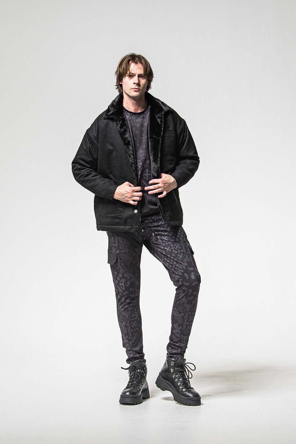 PAISLEY BACK FLEECE DROP TRINER / ペイズリー バック フリース ドロップ トレーナー