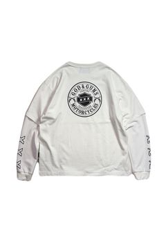 GOD SELECTION XXX × roarguns CIRCLE LOGO LAYERED T-SHIRT / ゴッドセレクション ロアーガンズ コラボレーション レイヤード ロングスリーブT