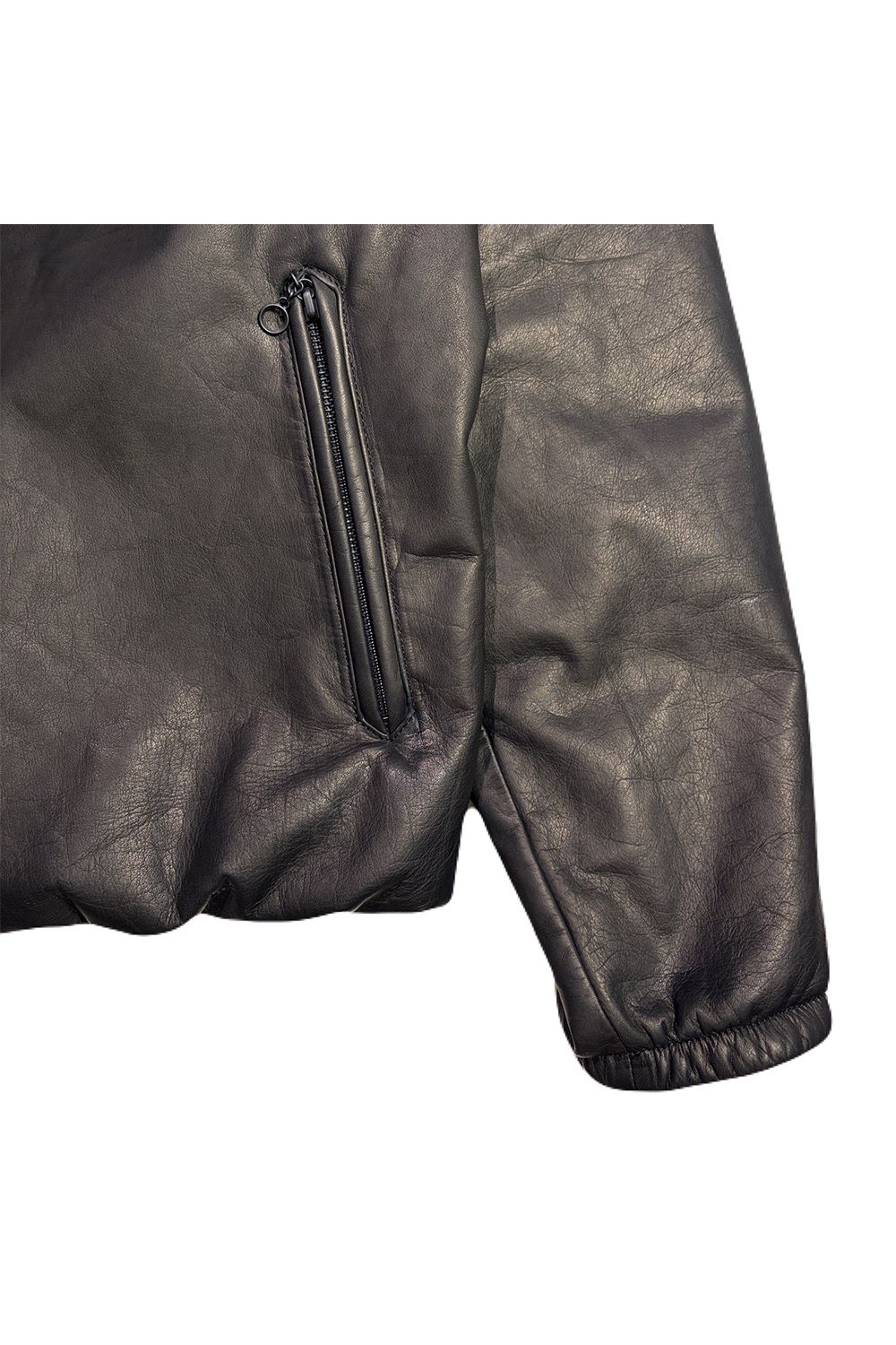 COW LEATHER ZIP JKT / カウレザー ジップ ジャケット スタンドカラージャケット