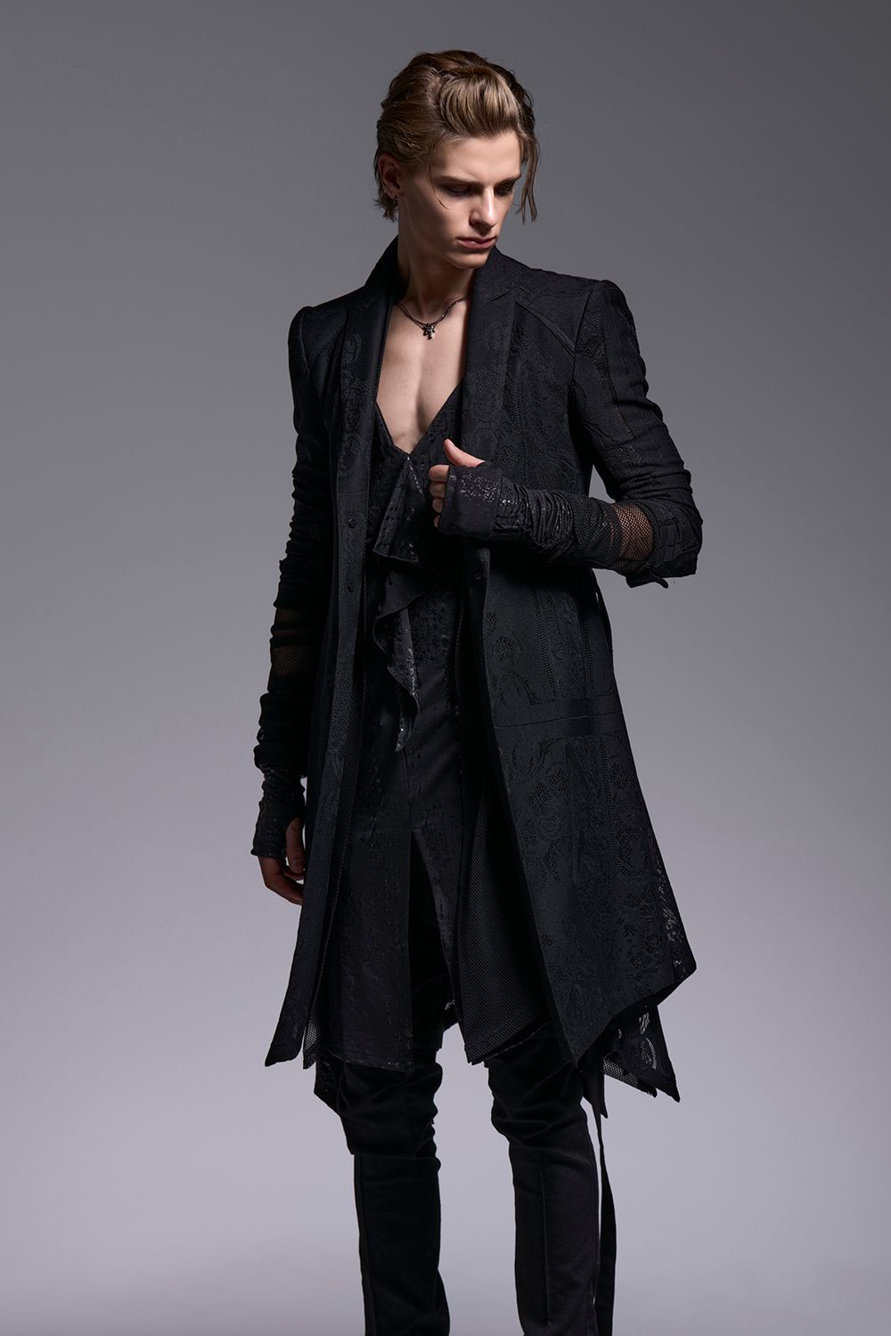 HAKU-BEATENJIKU Flare Long Tank Top / 箔ベア天竺 フレア ロングタンクトップ