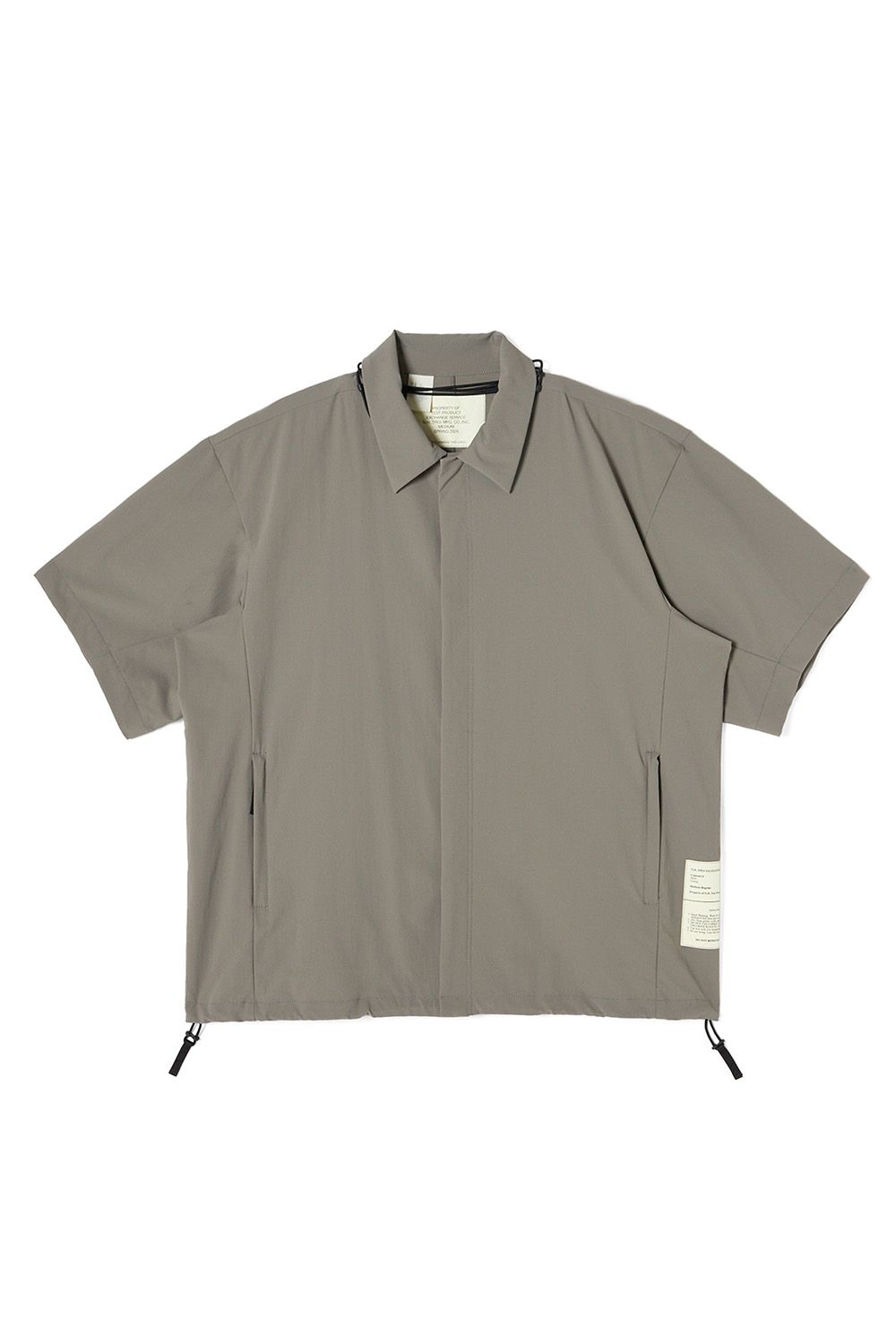 N.HOOLYWOOD TEST PRODUCT EXCHANGE SERVICE DRAWSTRING SHIRT / エヌハリウッド テストプロダクトエクスチェンジサービス ドローストリング シャツ
