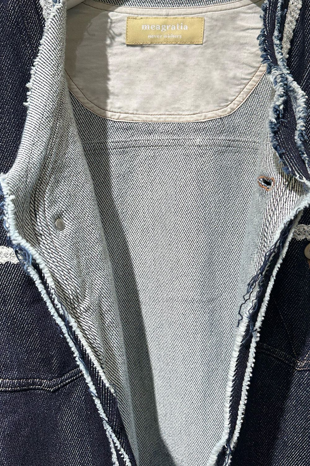 Lace tape denim BL / レース テープ デニム ブルゾン