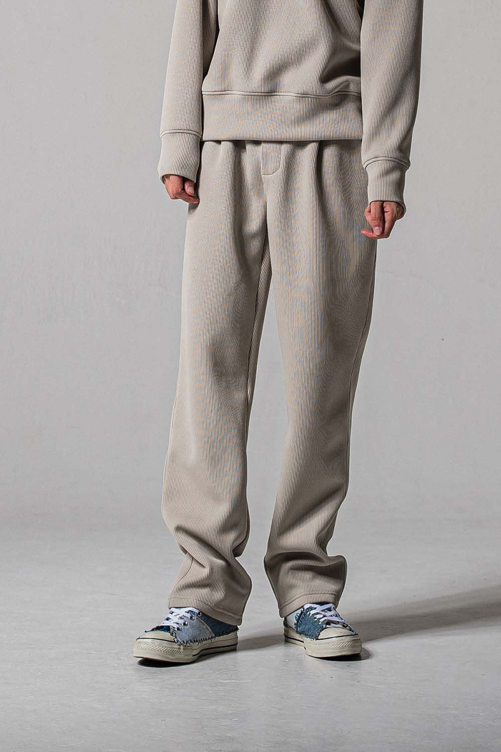 AZE WIDE TUCK PANTS / 畔編み ワイド タックパンツ