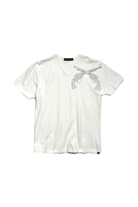 FRONT CROSSGUN T / フロント クロスガン Tシャツ