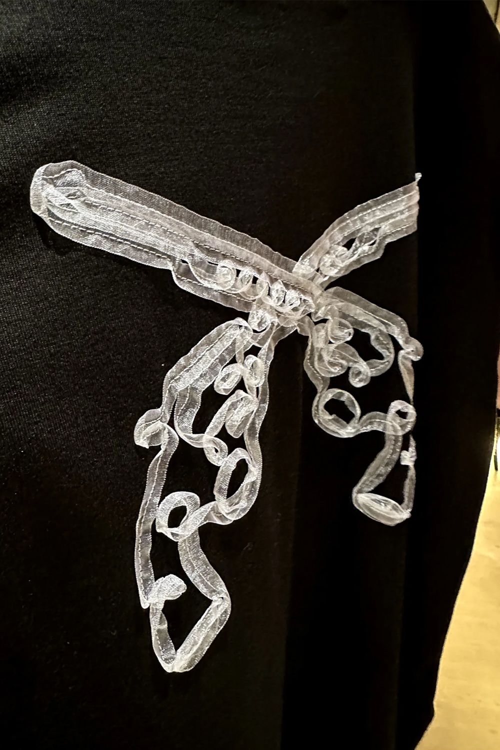 〈レディース〉ORGANDY CROSSGUN T / オーガンジー クロスガン Tシャツ