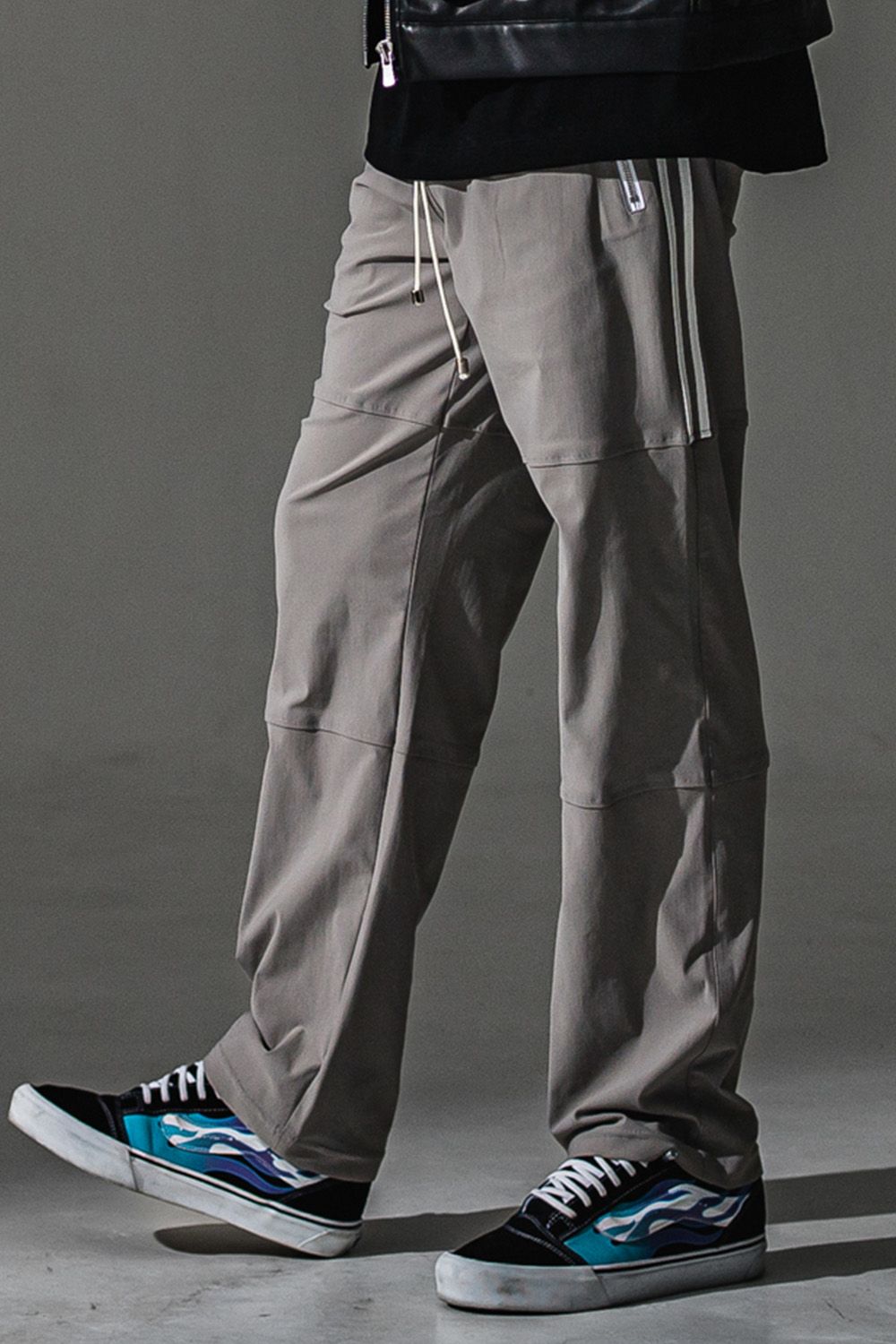 JOHNSON LINE NYLON WIDE PT / ジョンソン ナイロン ラインワイドパンツ