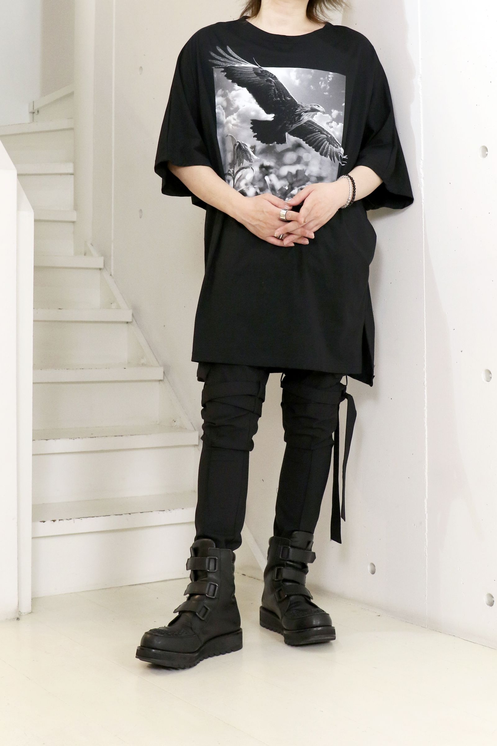 Boat Neck Dolman T-Shirt / ボートネック ドルマンスリーブ Tシャツ